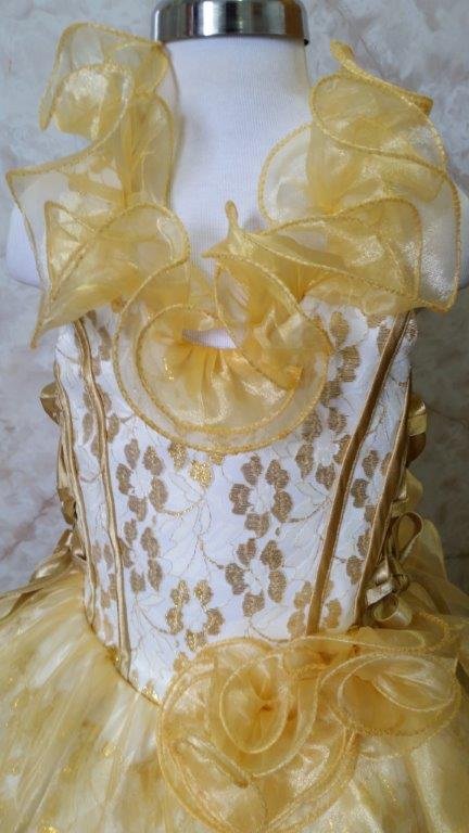 Ruffle Halter Pageant Dress